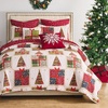 image:imageGreenland Home Fashions Deck the Halls Novelty Holiday Quilt Set 3Piece FullQueen2Piece TwinXL