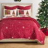 image:imageGreenland Home Fashions Deck the Halls Novelty Holiday Quilt Set 3Piece FullQueen2Piece TwinXL