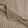 image:imageGreenland Home Fashions Finely Stitched Velvet Quilt Set 2Piece Twin Crush KhakiCrush Khaki