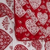 image:imageGreenland Home Novelty Holiday Reversible Matelass Coverlet Set 3Piece FullQueen SnowflakesLovebirds