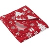 image:imageGreenland Home Novelty Holiday Reversible Matelass Throw Blanket 50 x 60 inches SnowflakesPeppermint Party