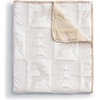 image:imageGreenland Home Novelty Holiday Reversible Matelass Throw Blanket 50 x 60 inches SnowflakesReindeer Games