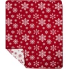 image:imageGreenland Home Novelty Holiday Reversible Matelass Throw Blanket 50 x 60 inches SnowflakesSnowflakes
