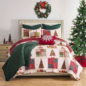 image:imageGreenland Home Fashions Deck the Halls Novelty Holiday Quilt Set 3Piece FullQueen3Piece FullQueen