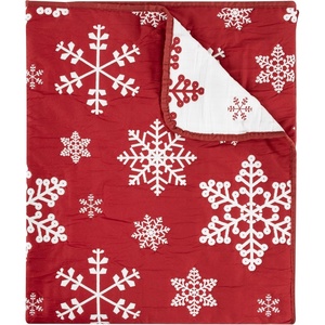 image:imageGreenland Home Novelty Holiday Reversible Matelass Throw Blanket 50 x 60 inches SnowflakesSnowflakes